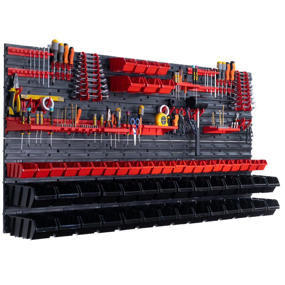 Organizer narzędziowy 1728×780 mm – z uchwytami i 57 kuwetami