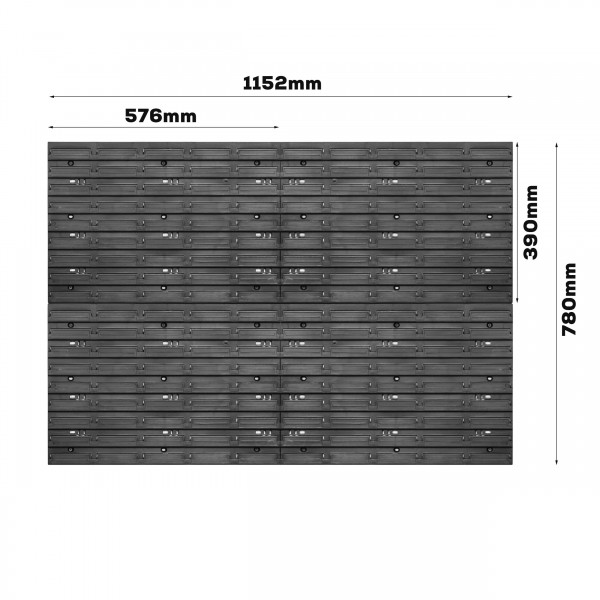 Organizer narzędziowy 1152×780 mm – z uchwytami i 30 kuwetami - obrazek 5