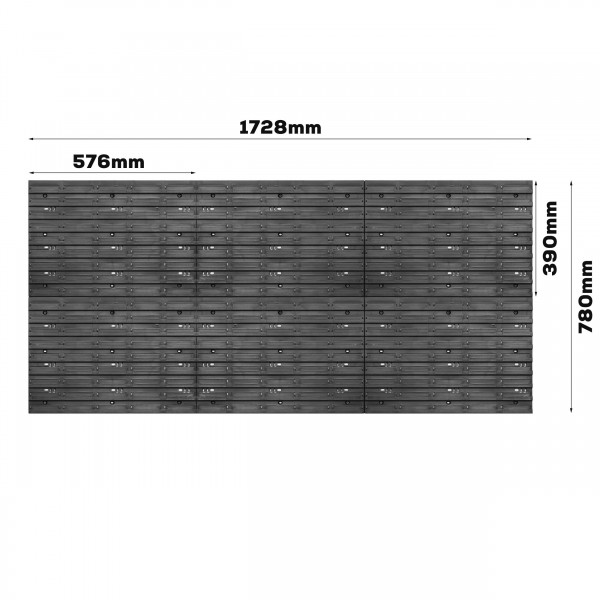 Organizer narzędziowy 1728×780 mm – z uchwytami i 30 kuwetami - obrazek 8