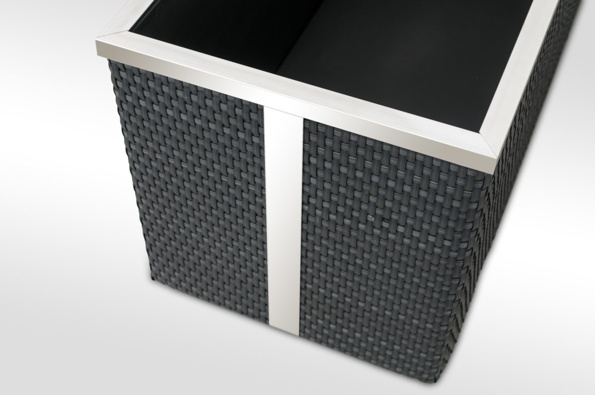 Ratanový kvetináč L - PREMIUM Technorattan - obrazek 11