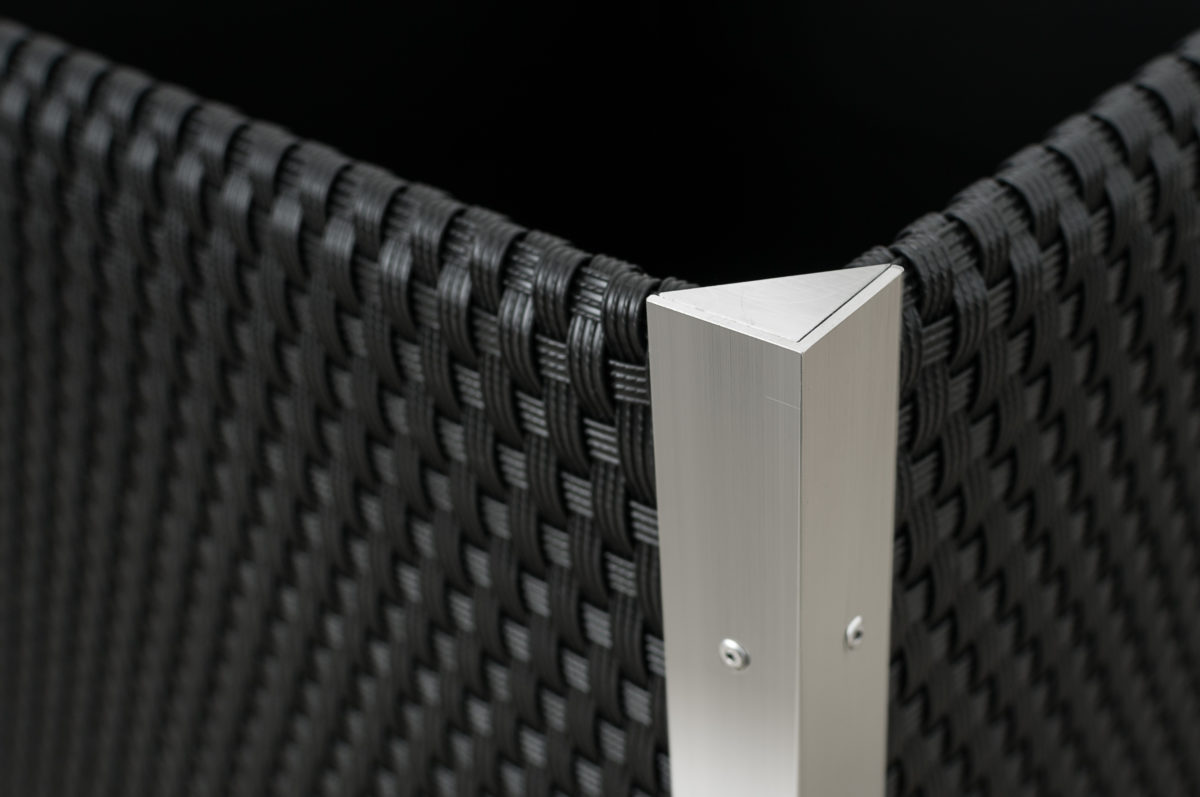 Ratanový kvetináč S – PREMIUM Technorattan - obrazek 4