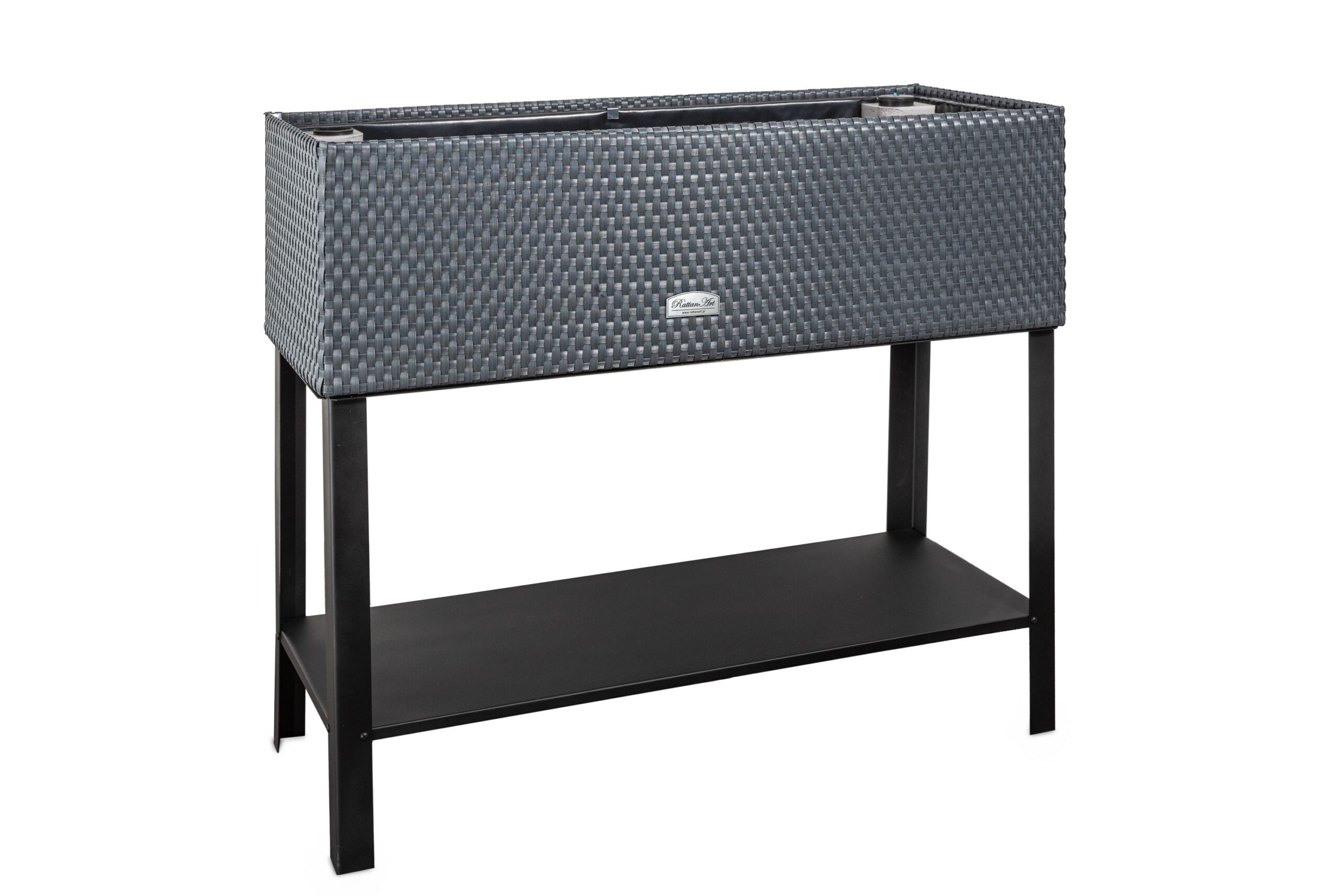 Ratanový kvetináč samozavlažovací s podstavcom LUX - PREMIUM Technorattan - obrazek 4