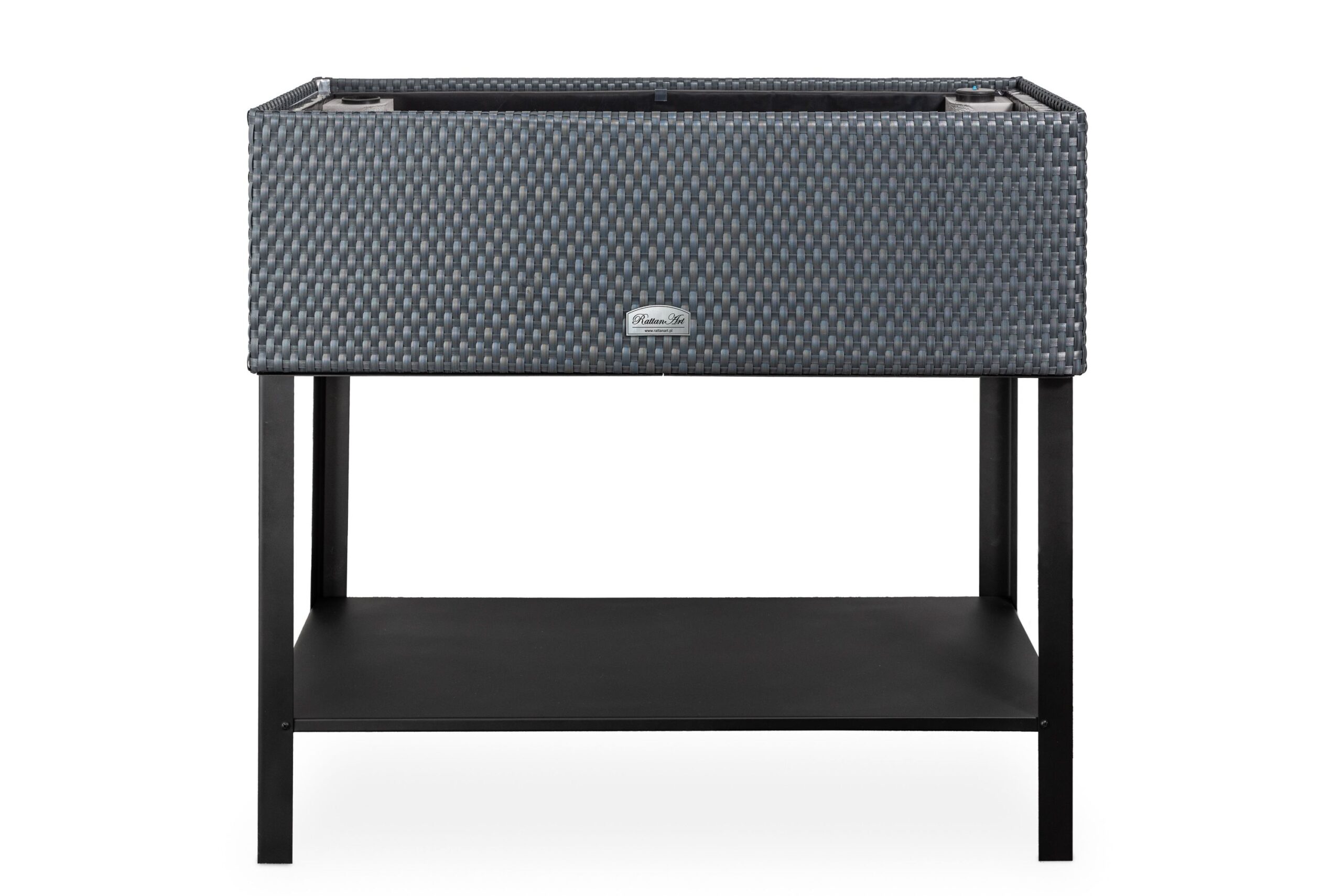 Ratanový kvetináč samozavlažovací s podstavcom LUX - PREMIUM Technorattan - obrazek 3