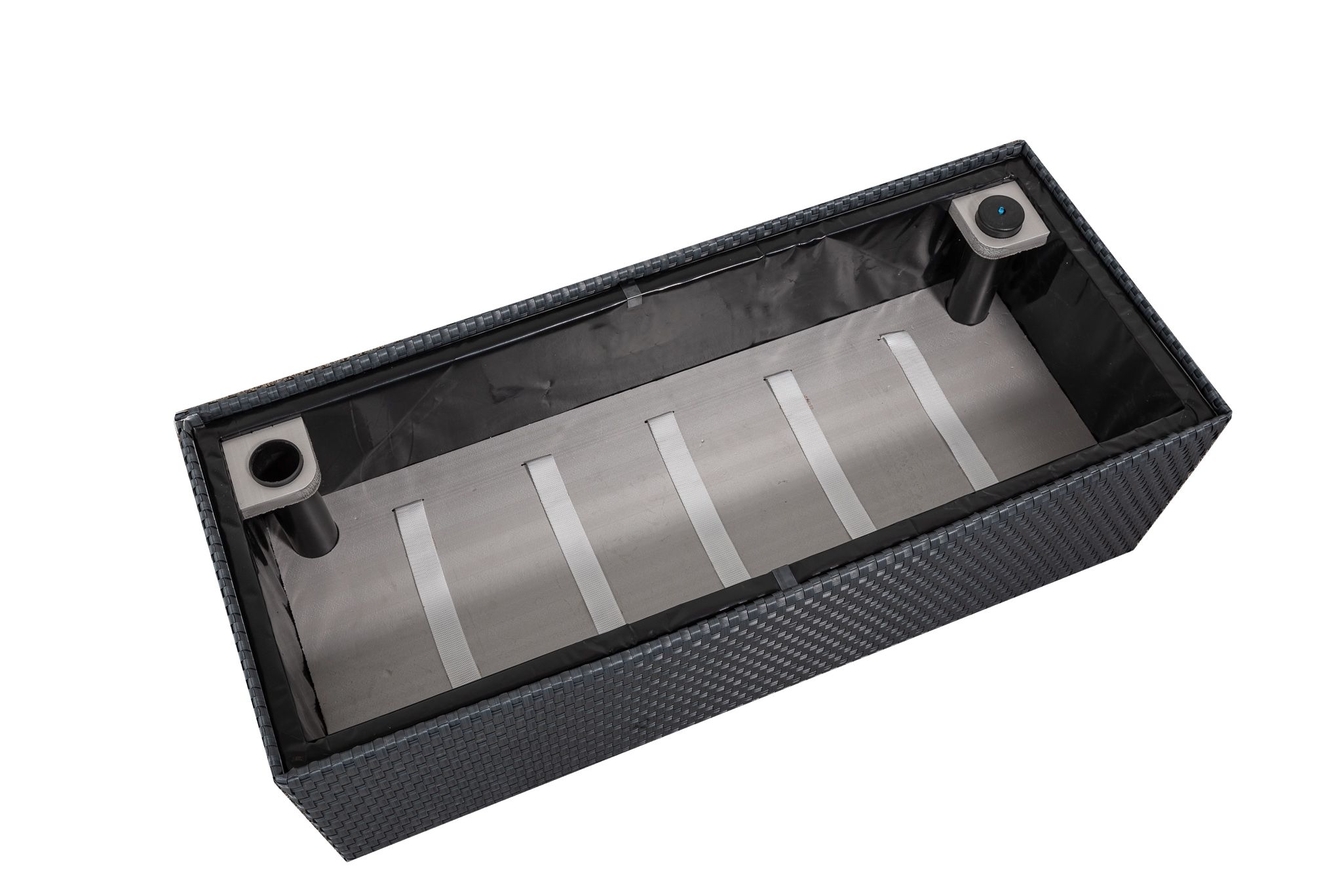 Ratanový kvetináč samozavlažovací s podstavcom LUX - PREMIUM Technorattan - obrazek 6