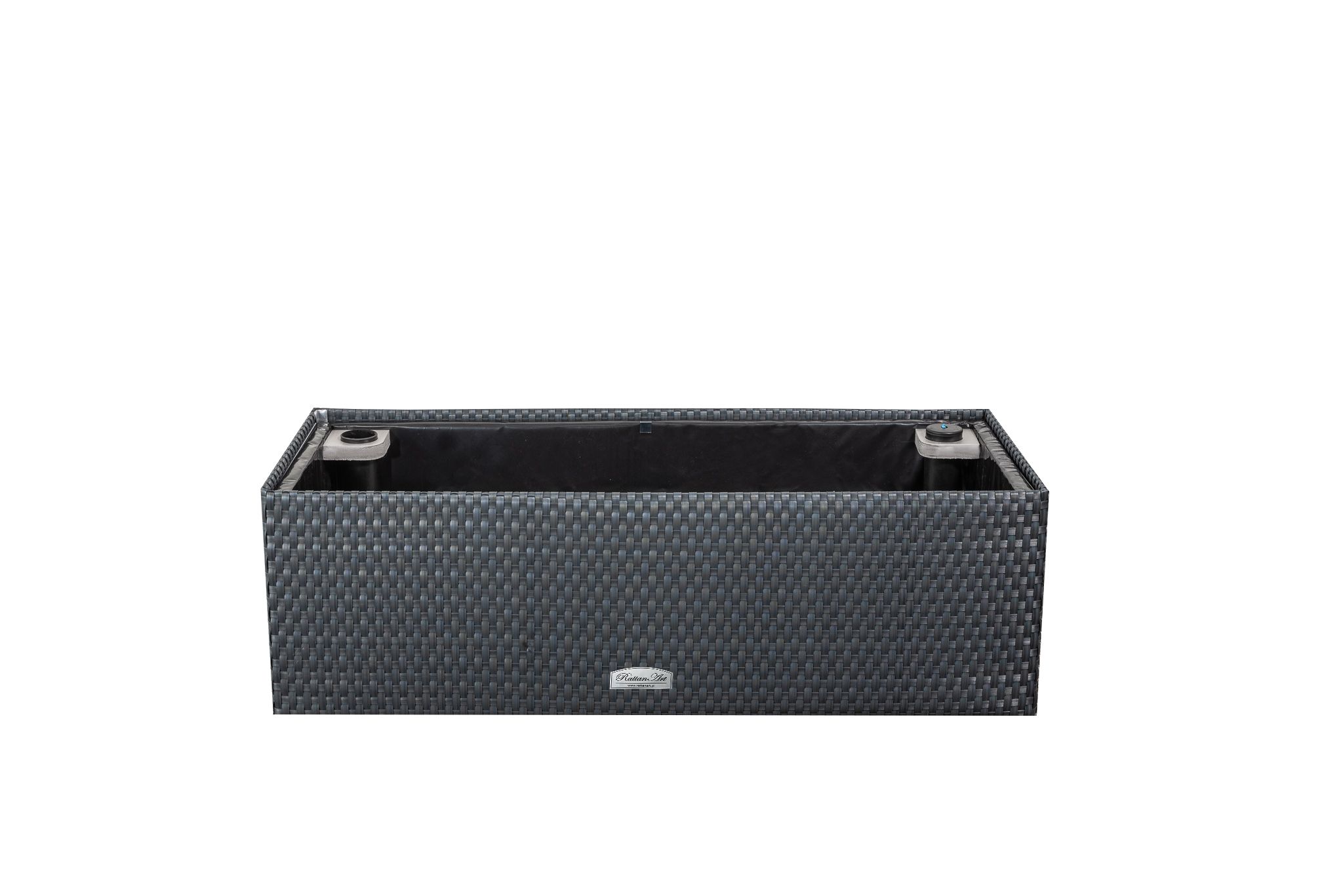 Ratanový kvetináč samozavlažovací s podstavcom LUX - PREMIUM Technorattan - obrazek 7