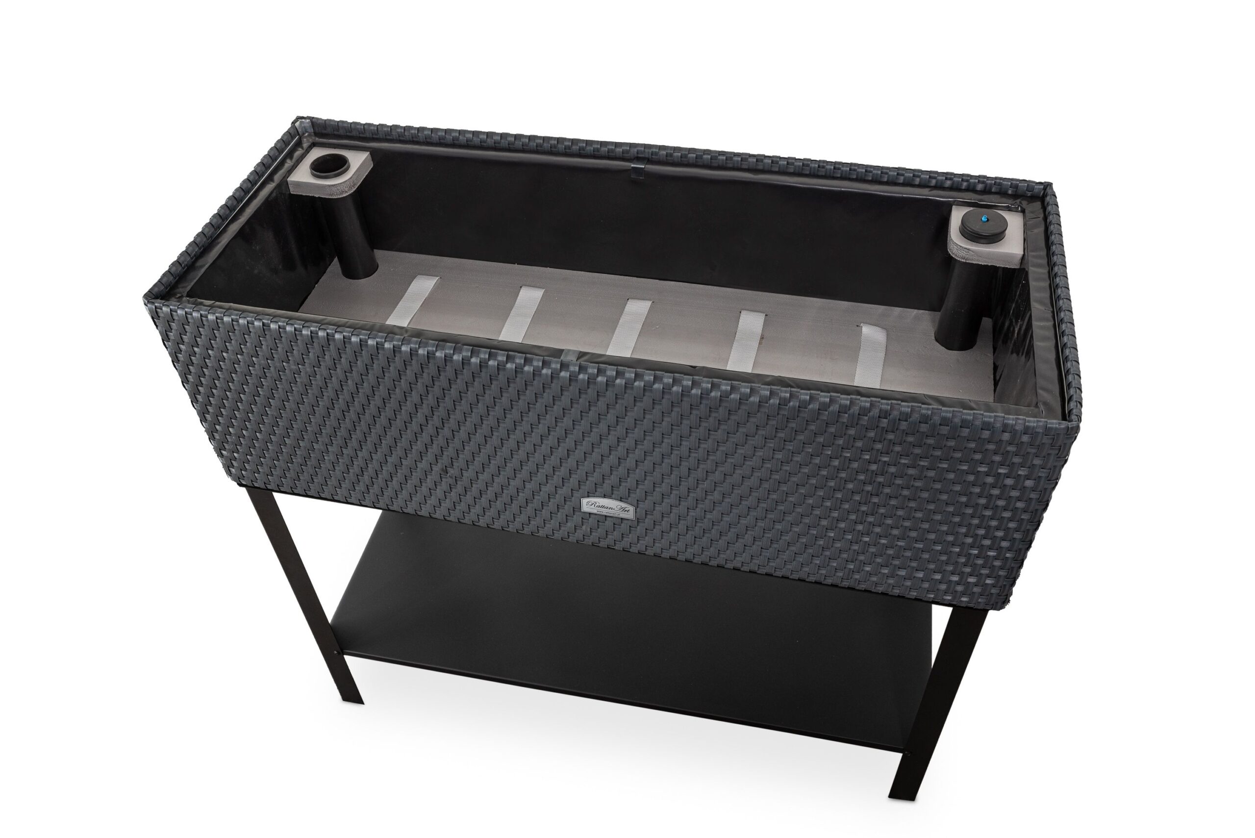 Ratanový kvetináč samozavlažovací s podstavcom LUX - PREMIUM Technorattan - obrazek 12