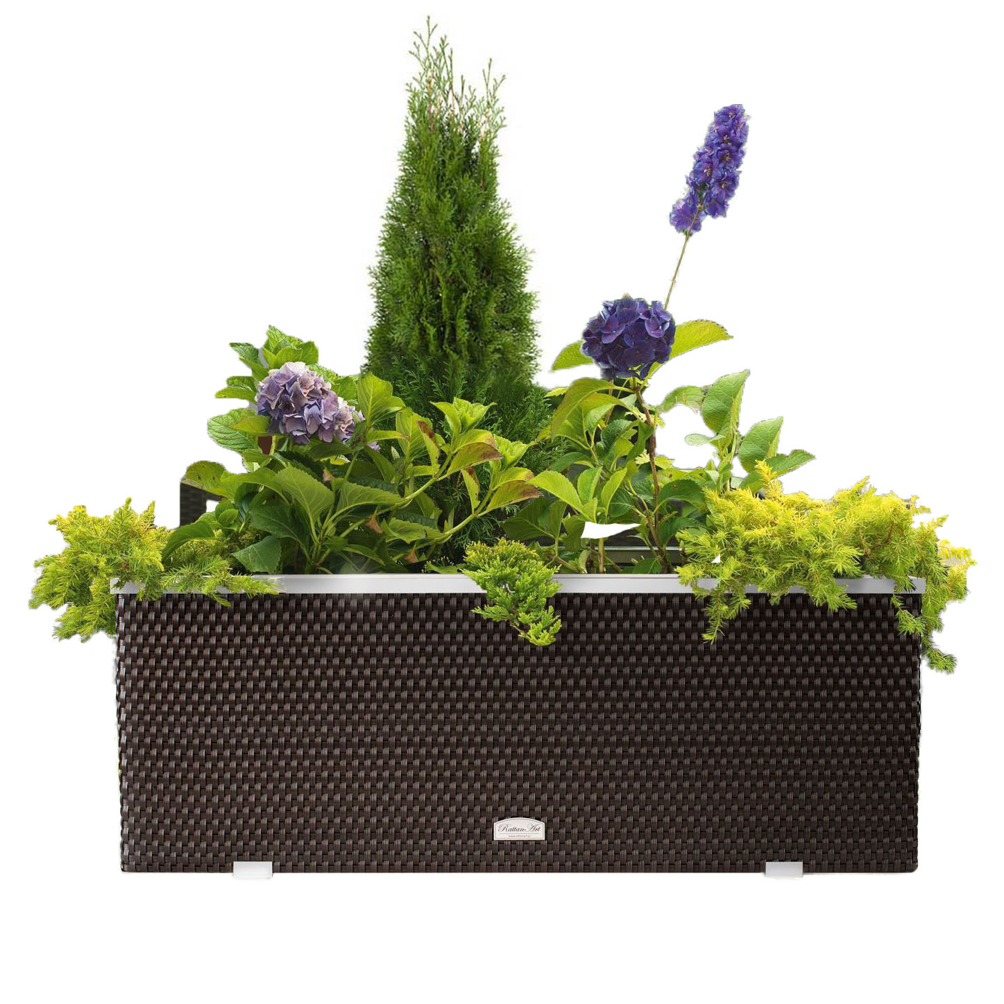 Ratanový kvetináč XL - PREMIUM Technorattan