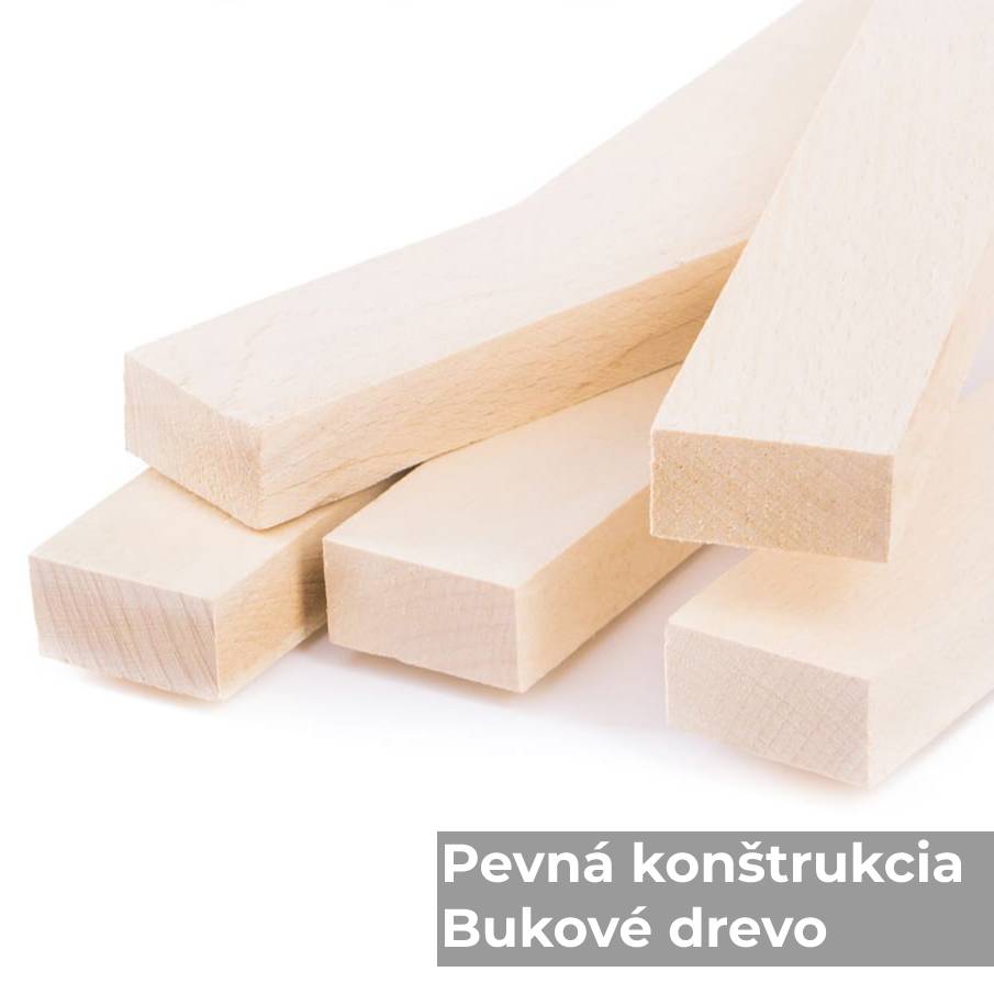 Drewniany leżak do opalania, na plażę, taras, basen - czerwony - obrazek 3