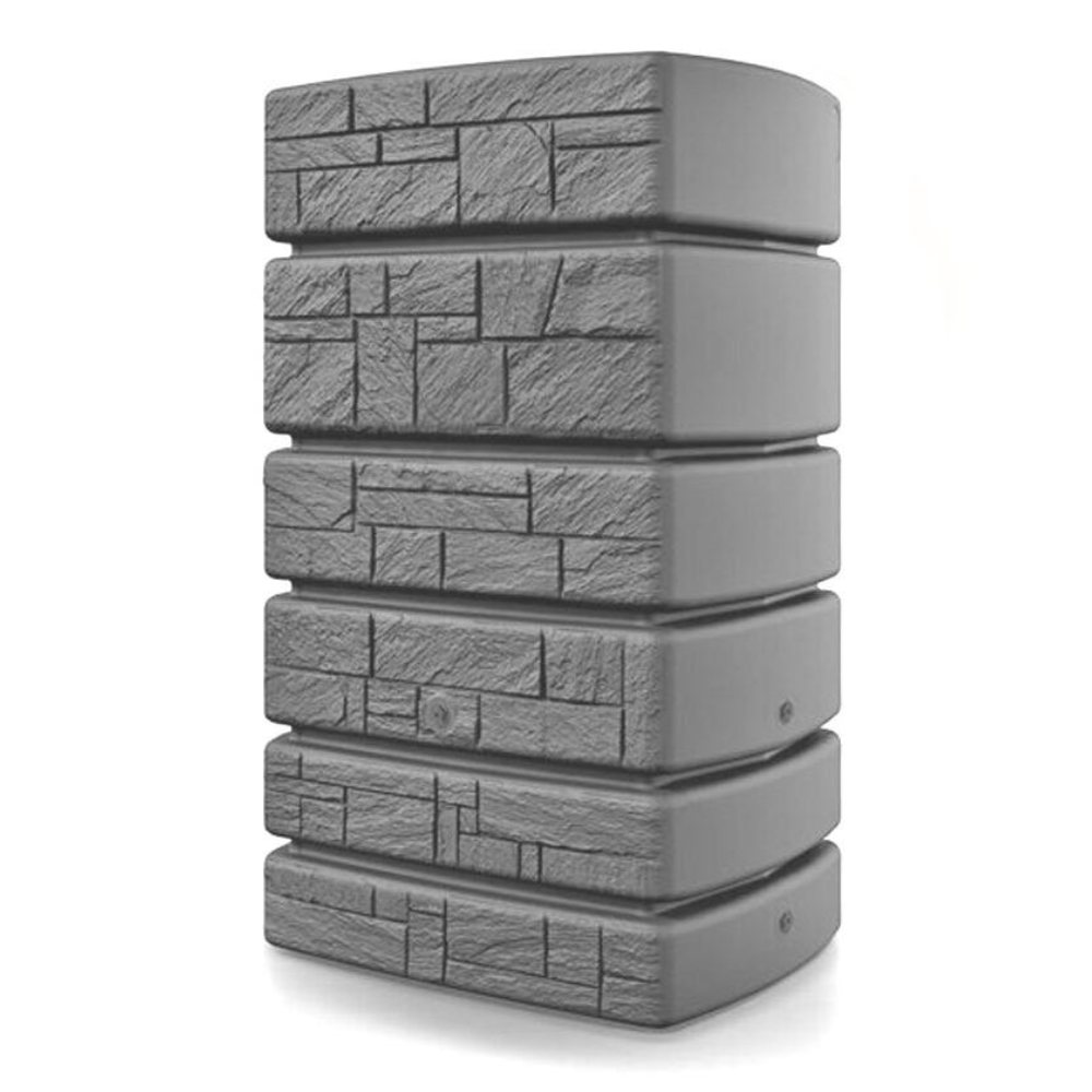 Zbiornik na deszczówkę - 500 l - DEKOR STONE - Jasnoszary - obrazek 4
