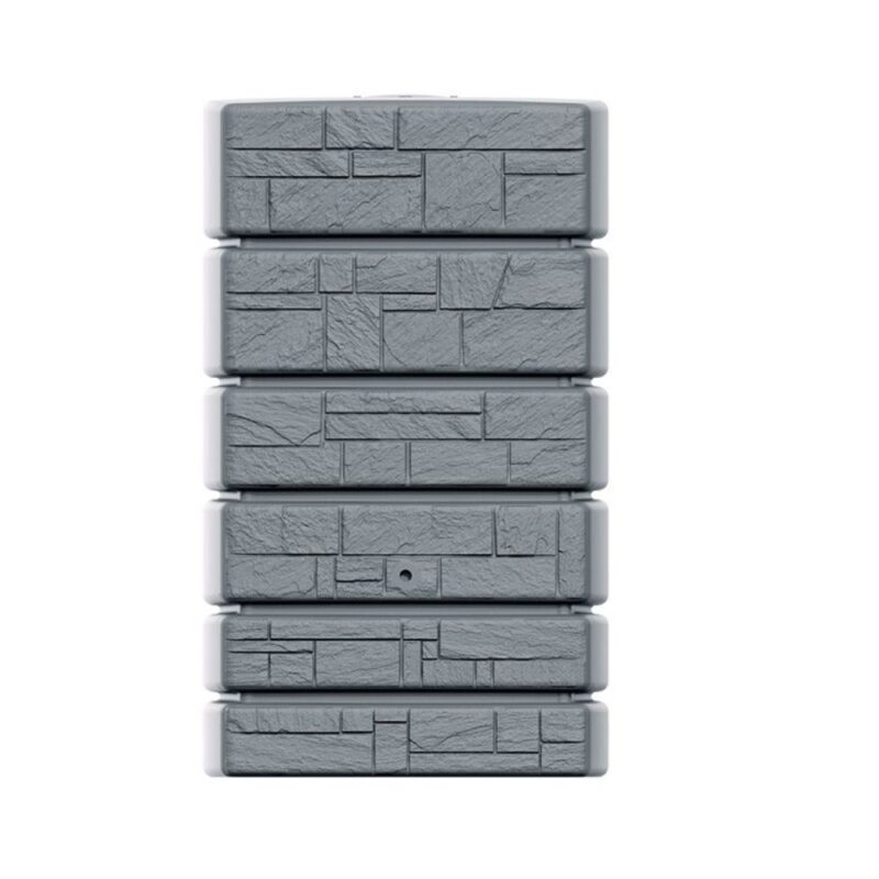 Zbiornik na deszczówkę - 500 l - DEKOR STONE - Jasnoszary - obrazek 2