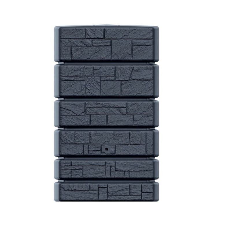 Zbiornik na deszczówkę - 500 l - DEKOR STONE - Antracyt - obrazek 2